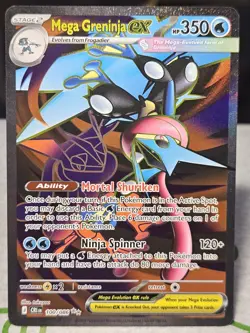 Ultra Rare Mega Greninja #100/086 Pokemon Card Chaos Rising NM-MT 2026 - Image 1