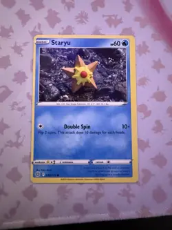 ERROR Alignment Dot Yuka Morii Staryu Pokemon Card 030/172 NM/LP - Image 1
