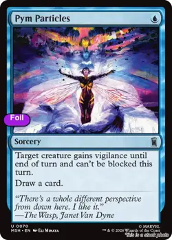 MTG Foil Pym Particles Card #70 Marvel Super Heroes NM Magic - Image 1