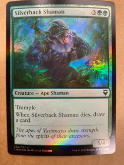MTG 1x FOIL Silverback Shaman # 255 Commander Legends Magic the Gathering x1 NM - Image 1