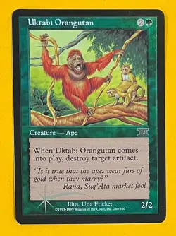 MTG UKTABI ORANGUTAN (Foil) Arena Promo (OldManMTG 013-183) - Image 1