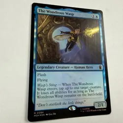The Wondrous Wasp Foil 84 NM Marvel Super Heroes MTG - Image 1