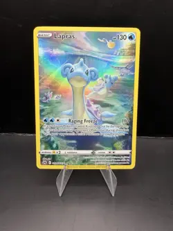 Pokemon TCG Lapras GG05/GG70 Ultra Rare Full Art Holo Crown Zenith ENG - Image 1