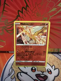 Moltres 021/172 Holo Rare Brilliant Stars Pokemon Reverse Holo Near Mint - Image 1