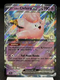Lillie’s Clefairy ex 056/159 - Ultra Rare - Journey Together Pokemon Card MINT - Image 1