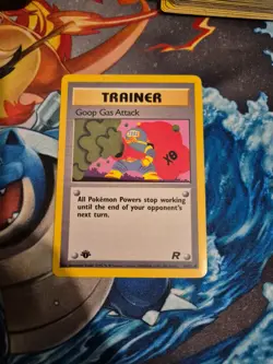 Goop Gas Attack 78/82 1st Edition Team Rocket Common Pokemon Card LP - Image 3