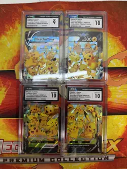 Pokemon Pikachu V-Union CGC Set - Image 1