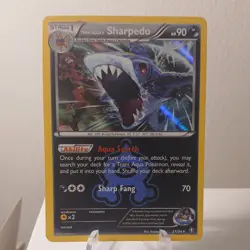 Team Aqua's Sharpedo Holo Rare Double Crisis 21/34 Pokemon TCG - Image 2