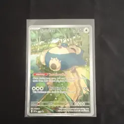 Pokemon 151 Snorlax SVP 051 Black Star ETB Promo Full Art Holo-UNSEALED NM/Mint✅ - Image 1