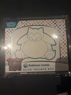 Pokemon TCG 151 Pokemon Center Elite Trainer Box ETB and acrylic case - Image 1