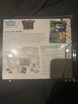 Pokemon TCG 151 Pokemon Center Elite Trainer Box ETB and acrylic case - Image 2