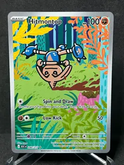 Hitmontop 240/217 Illustration Rare Ascended Heroes Pokemon Holo Near Mint - Image 1