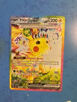 Rare!! Pokemon TCG Pikachu ex #238/191 Surging Sparks SIR NM Condition - Image 1