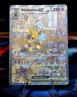 Pokemon TCG Scarlet & Violet 151 #201/165 Alakazam Ex NM-MINT - Image 1