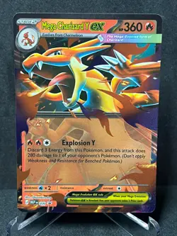Mega Charizard Y ex 030 Holo Promo ME: Mega Evolution Promo Pokemon Holo NM - Image 1