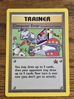 Pokemon Wotc Black Star Promo #16/53 COMPUTER ERROR --not played-- - Image 1