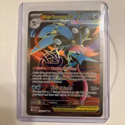 Mega Greninja ex 100/086 Ultra Rare Chaos Rising Pokemon Holo Near Mint - Image 1