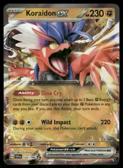 Koraidon ex 125/198 Double Rare holo Near Mint Pokemon Prize Pack Series Cards - Image 1