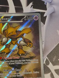 Alakazam Pokemon Center Stamp PC Stamped ETB Black Star Promo 009 MEP NM+ Mint - Image 4