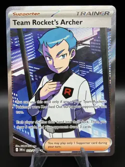Pokemon - 223/182 - Team Rocket's Archer - Destined Rivals - Image 1