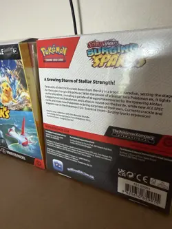 Pokemon TCG Scarlet & Violet—Surging Sparks Booster Bundle Lot (2) - Image 2