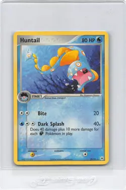 HUNTAIL 19/101 - NON-HOLO - RARE - EX HIDDEN LEGENDS - 2004 POKEMON CARD - LP - Image 1