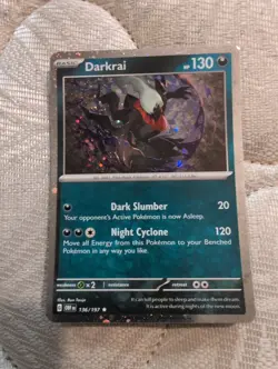 Darkrai 136/197 SWIRL Obsidian Flames Cosmos Promo Holo Rare Pokemon TCG MINT - Image 1