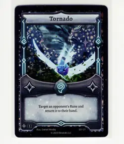 1x Tornado Shattered Stars Elestrals Holo 1st Edition Card SS1-21 - Image 1