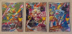 Pokemon - First Partner Illustration Col. Series 2 Grookey, Scorbunny, Sobble - Image 1