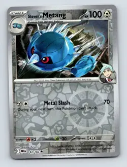 Steven's Metang - 144/182 Reverse Holo - Destined Rivals (SV10) - Pokemon NM/M - Image 1