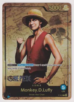 Monkey D Luffy P-047 Promo Leader Live Action NM One Piece TCG English - Image 1