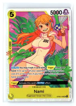 NAMI OP08-106 TWO LEGENDS FOIL NM - Image 1