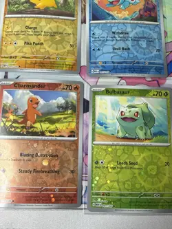 Pokemon 151 COSTCO TIN PROMO SET - Cosmos Holos - 4 Card Set NM - Image 4