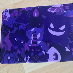 Ghost Pokemon Rubber Playmat Play Mat For Tcg Trading Card Game gengar - Image 2