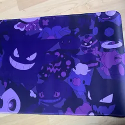 Ghost Pokemon Rubber Playmat Play Mat For Tcg Trading Card Game gengar - Image 3