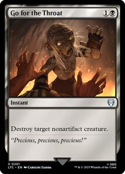 MTG - Go for the Throat - Lord of the Rings - Magic the Gathering - Image 1