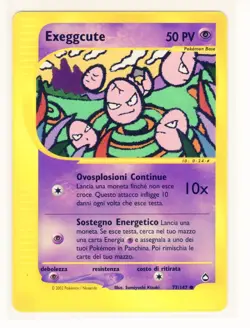 ~ITA~ ITALIAN Exeggcute Aquapolis 77/147 Pokemon Card (AQ) - Image 1