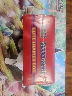 Pokemon TCG Zacian Sword and Shield ETB Elite Trainer Box New Factory Sealed - Image 2
