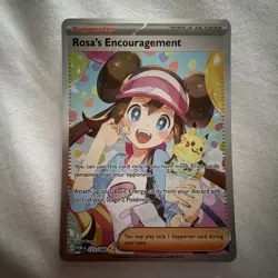 Pokemon TCG Rosa’s Encouragement SIR 123/088 Perfect Order NM - Image 1