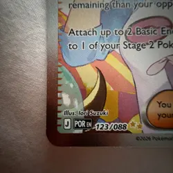 Pokemon TCG Rosa’s Encouragement SIR 123/088 Perfect Order NM - Image 2