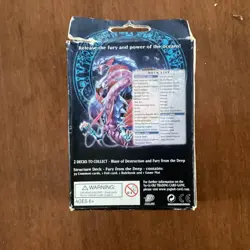 1996 Yugioh Structure Deck 1st Edition-Fury From The Deep Box - Image 2