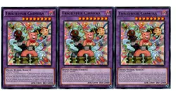 Yugioh- 3X Frightfur Chimera - Rare - Unlimited - CROS-EN043 - Near Mint - Image 1