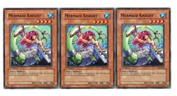 Yugioh- 3X Mermaid Knight - Common - 1st Edition - AST-025 - Near Mint - Image 1