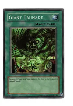 Yugioh- 1X Giant Trunade - Super - Unlimited - MRL-048 - Moderate Play - Image 1