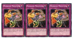 Yugioh- 3X Musakani Magatama - Common - 1st Edition - SDWA-EN037 - Near Mint - Image 1