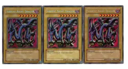 Yugioh- 3X Serpent Night Dragon - Secret - Unlimited - MRL-103 - Heavy Play - Image 1