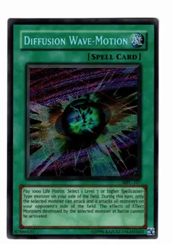 Yugioh- 1X Diffusion Wave-Motion - Secret - Unlimited - MFC-107 - Near Mint - Image 1