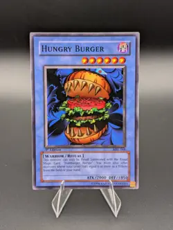 Hungry Burger MRL-068 & Hamburger Recipe MRL-063 Yu-Gi-Oh! LP 1st Edition - Image 2