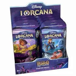 Disney Lorcana Ursula's Return Starter Deck Display Factory Sealed Box (8 Decks) - Image 1