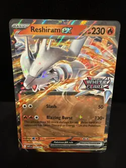 Reshiram EX 020/086 White Flare Double Rare Pokemon TCG Card - Image 1